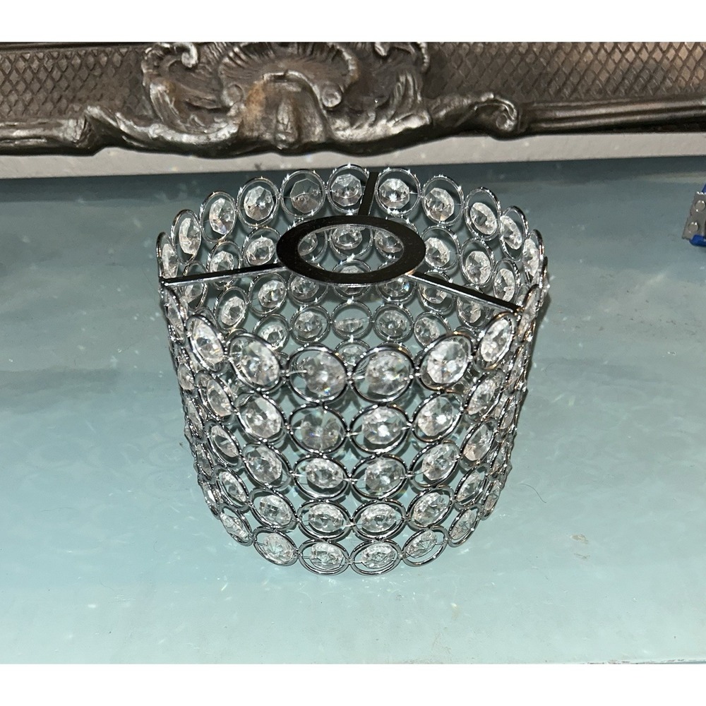 Shade Frame  Plastic Beaded 4.5 Inches‎